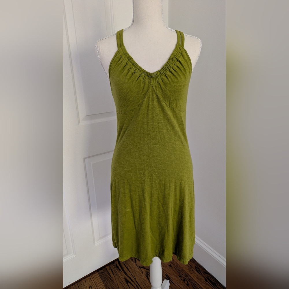 Athleta Chartreuse Summer Dress, Sz XS
